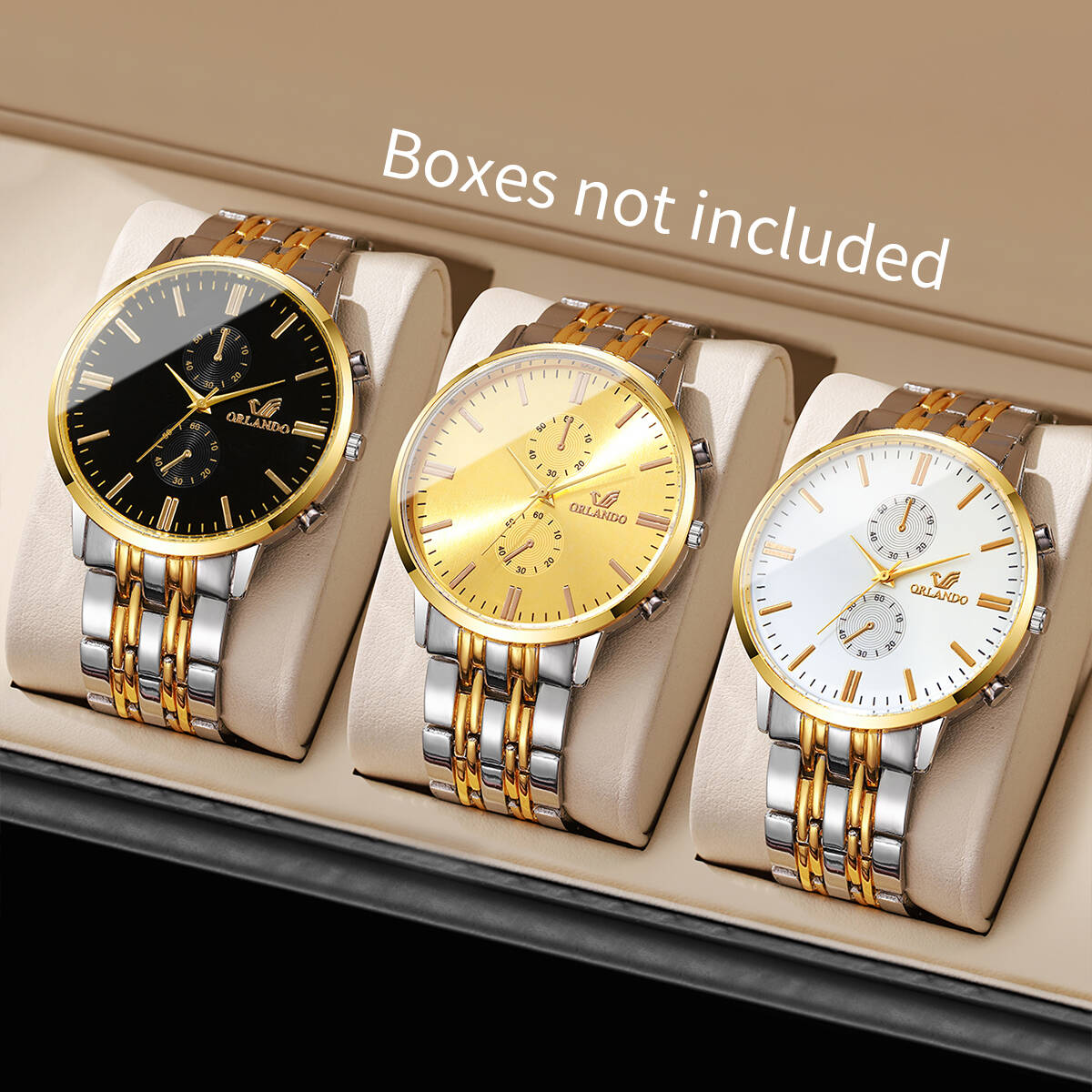 Luxury Watch Organizer For Men - 3 개/대 패션 남자 비즈니스 시계