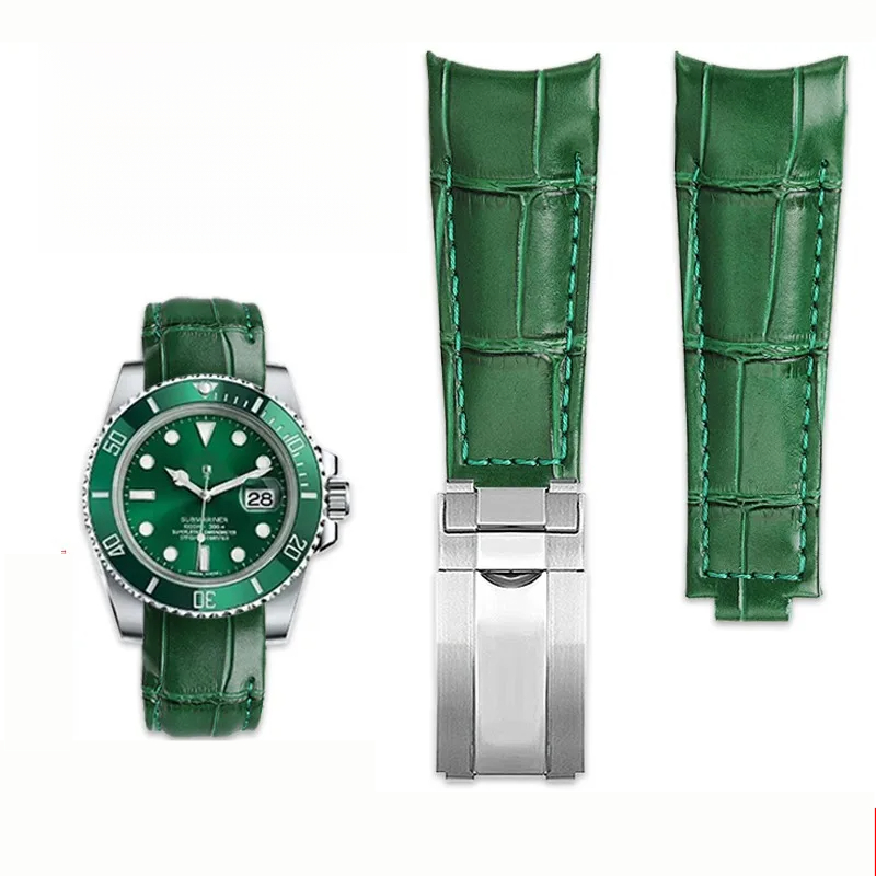 Luxury Watch Jaeger Lecoultre - 오리지널 스타일 곡선형 엔드 시계 스트랩