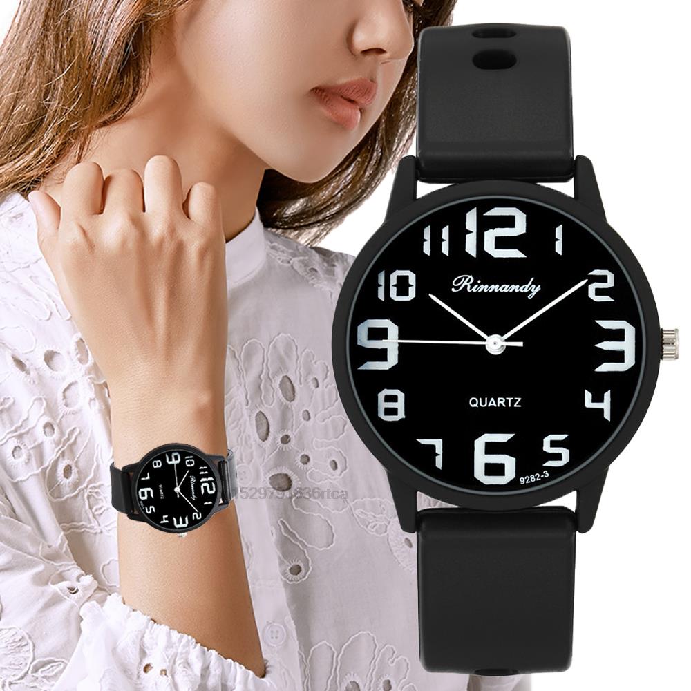 Lux Watch - 여성 패션 실리콘 시계 세트 미니멀리스트