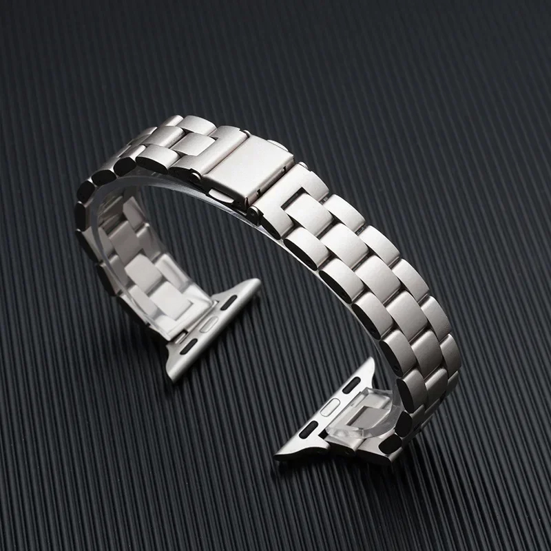 Luxury Watch Apple Bands - 슬림 메탈 스테인리스 스틸 스트랩 아이워치