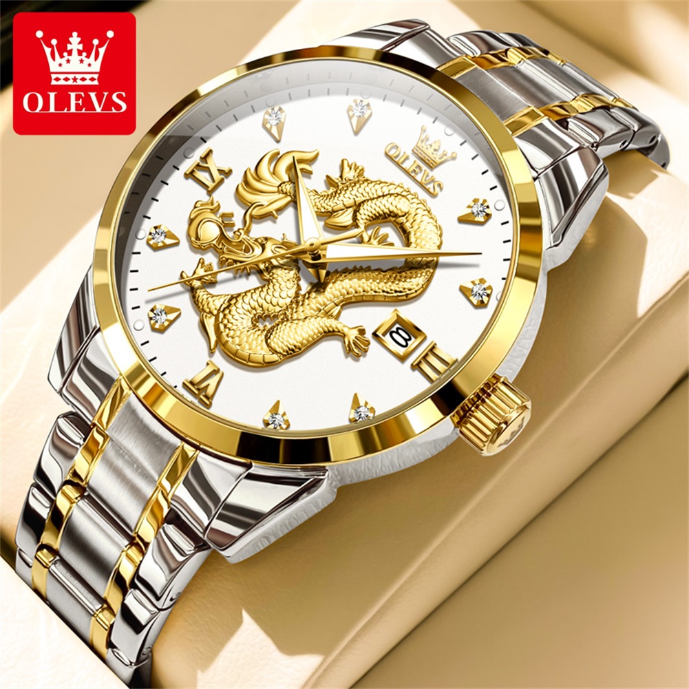 Luxury Watch China - OLEVS 패션 중국 Loong 드래곤 다이얼