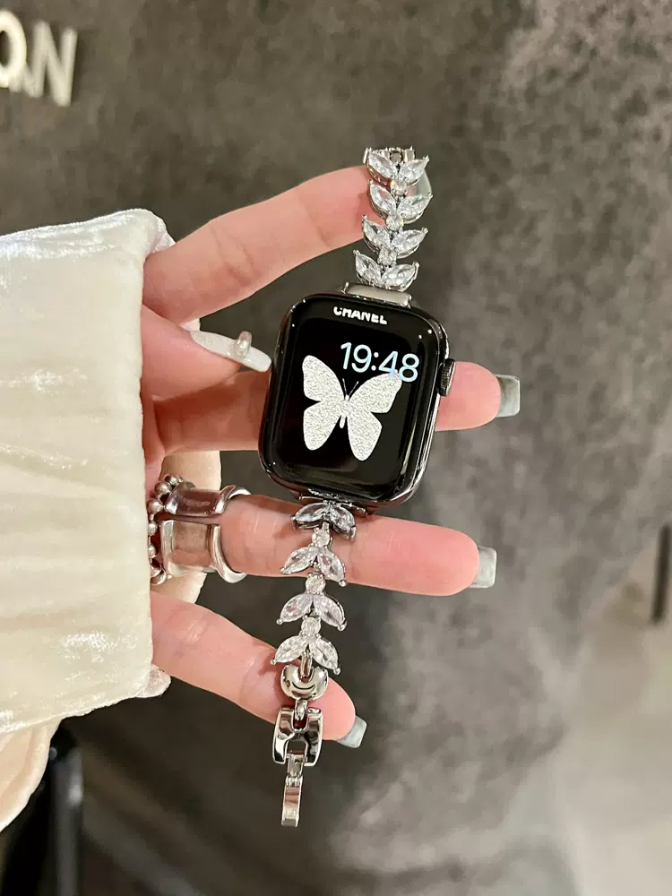Luxury Watch Apple Bands - 애플 워치용 럭셔리 다이아몬드 스트랩, 여성용