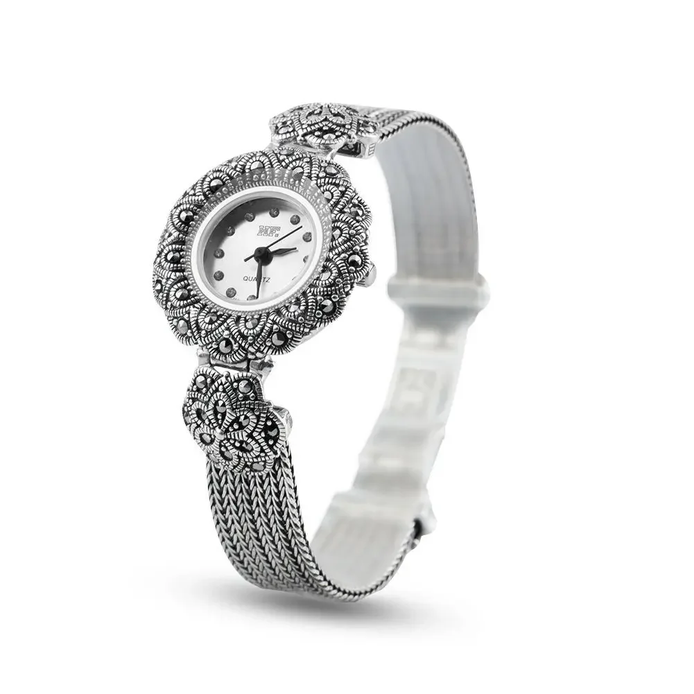 Luxury Watch Photo - 수집가용품-레트로 스타일 스털링 실버 태국 공예