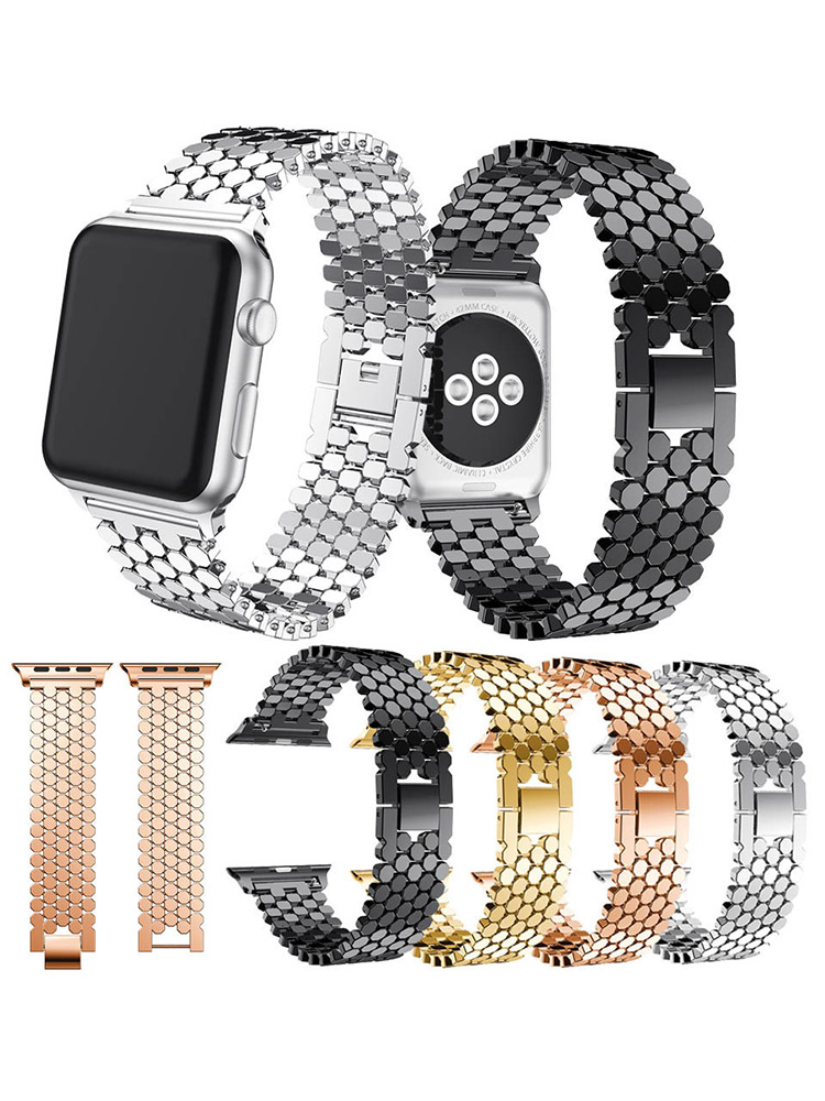 Apple Watch 밴드 용 스테인레스 스틸 스트랩  - Luxury Watch Apple Bands 리뷰 및 가격
