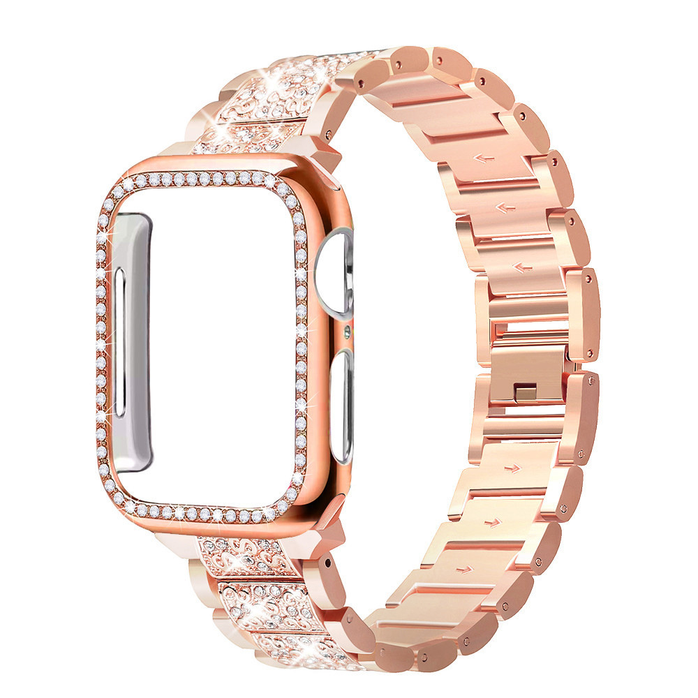 Apple Watch 밴드용 케이스 + 블링 스트랩 4 - Luxury Watch Apple Bands 리뷰 및 가격