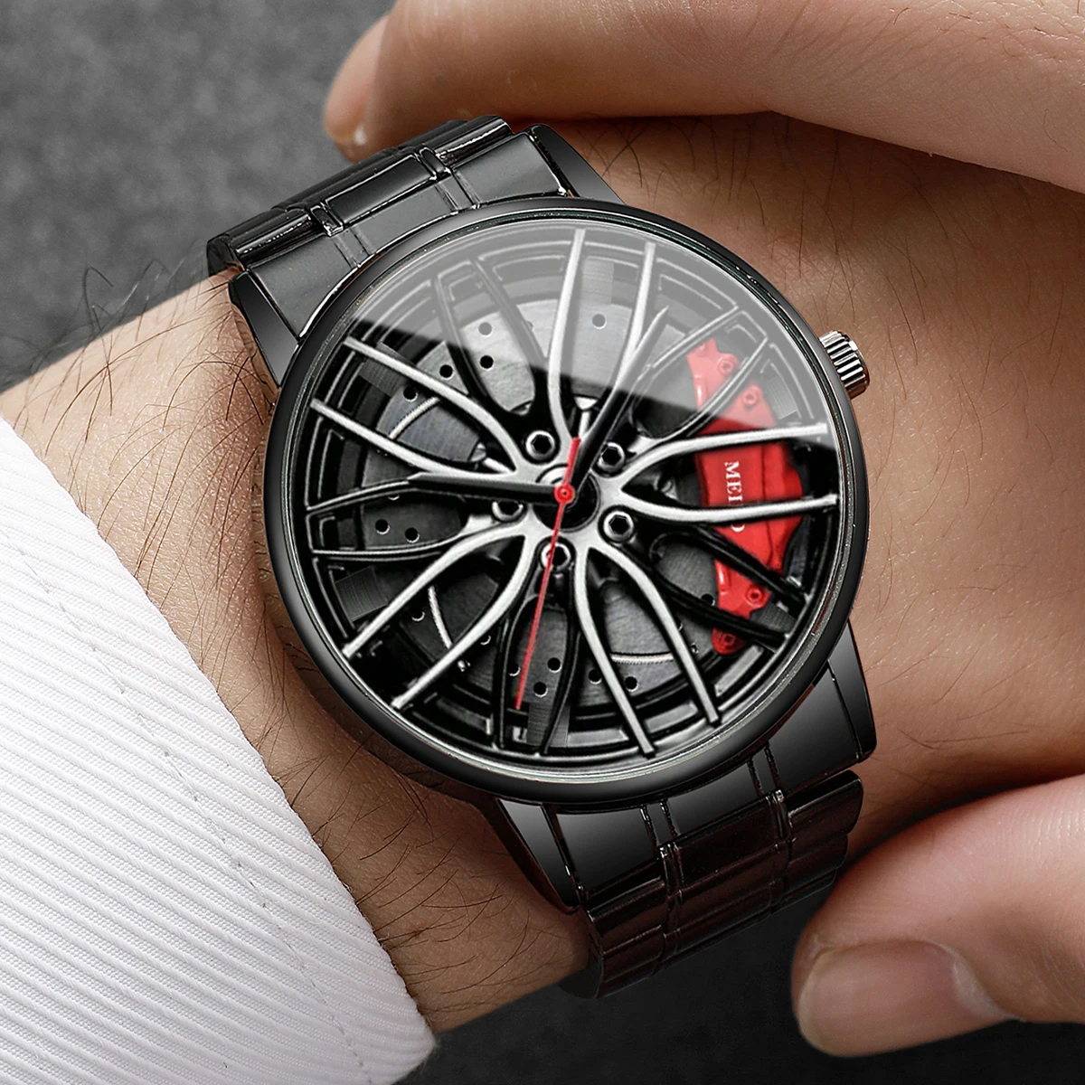 4개 세트 패션 3D 자동차 휠 다이얼 남성 스포츠 시 - Luxury Watch Organizer For Men 리뷰 및 가격