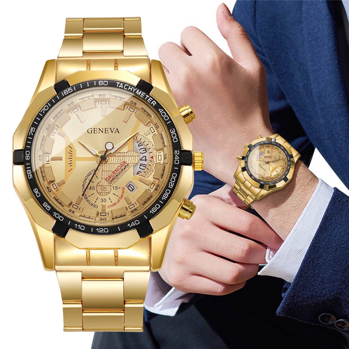 럭셔리 남성 비즈니스 시계 패션 대형 다이얼 달력 쿼츠 - Luxury Watch Organizer For Men 리뷰 및 가격