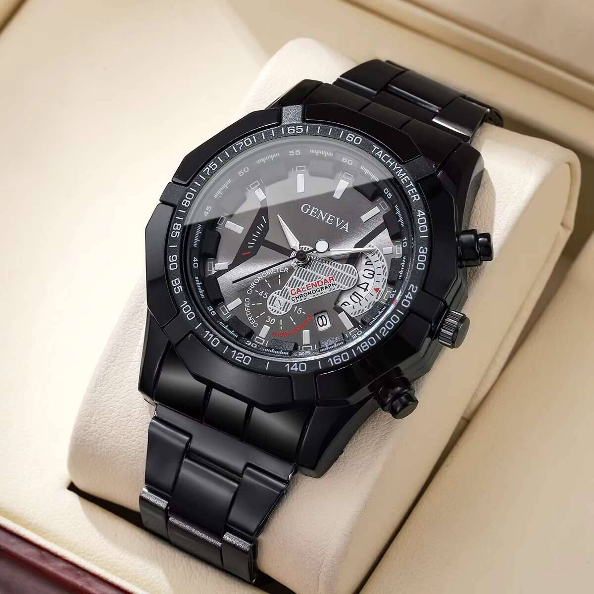 럭셔리 남성 비즈니스 시계 패션 대형 다이얼 달력 쿼츠 - Luxury Watch Organizer For Men 리뷰 및 가격