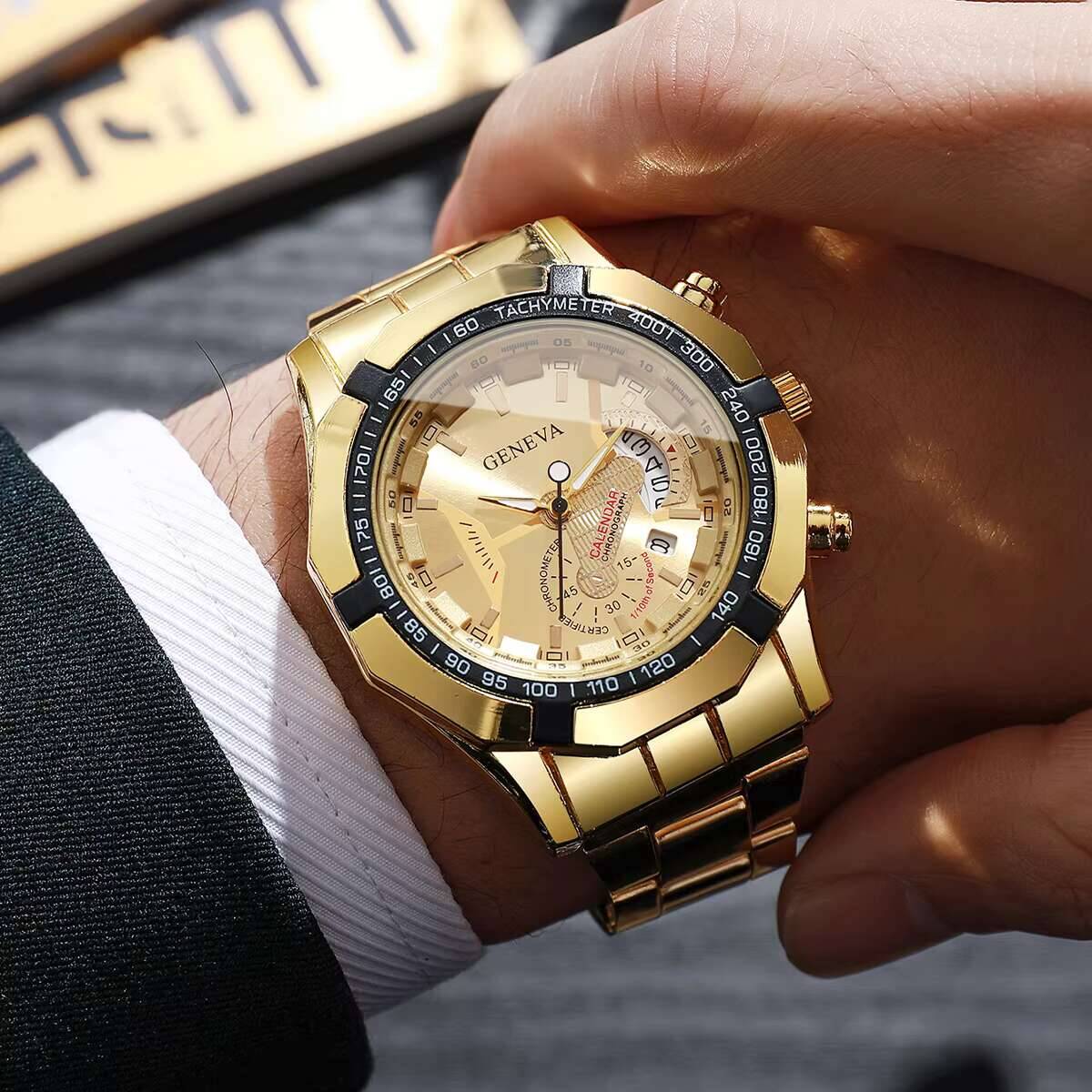 럭셔리 남성 비즈니스 시계 패션 대형 다이얼 달력 쿼츠 - Luxury Watch Organizer For Men 리뷰 및 가격
