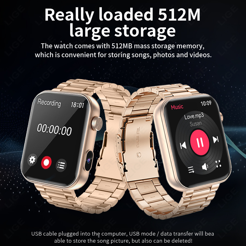 카메라가 장착된 새로운 스마트 시계 사진 촬영 로컬 음 - Luxury Watch Photo 리뷰 및 가격