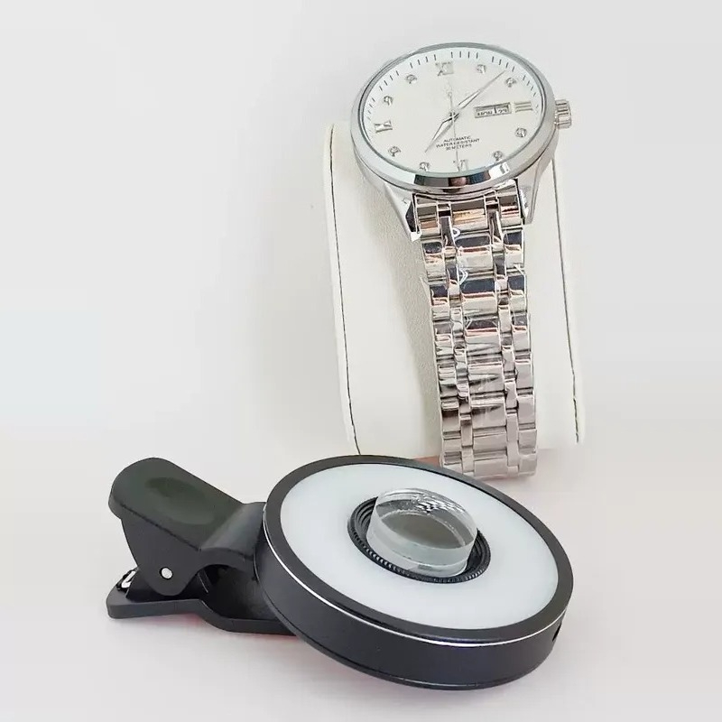 유니버설 모바일폰용 60X 매크로 렌즈(라이트 포함)  - Luxury Watch Photo 리뷰 및 가격