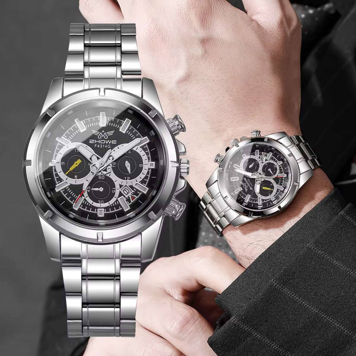 패션 남성용 달력 쿼츠 시계 럭셔리 남성용 비즈니스 시 - Luxury Watch Organizer For Men 리뷰 및 가격