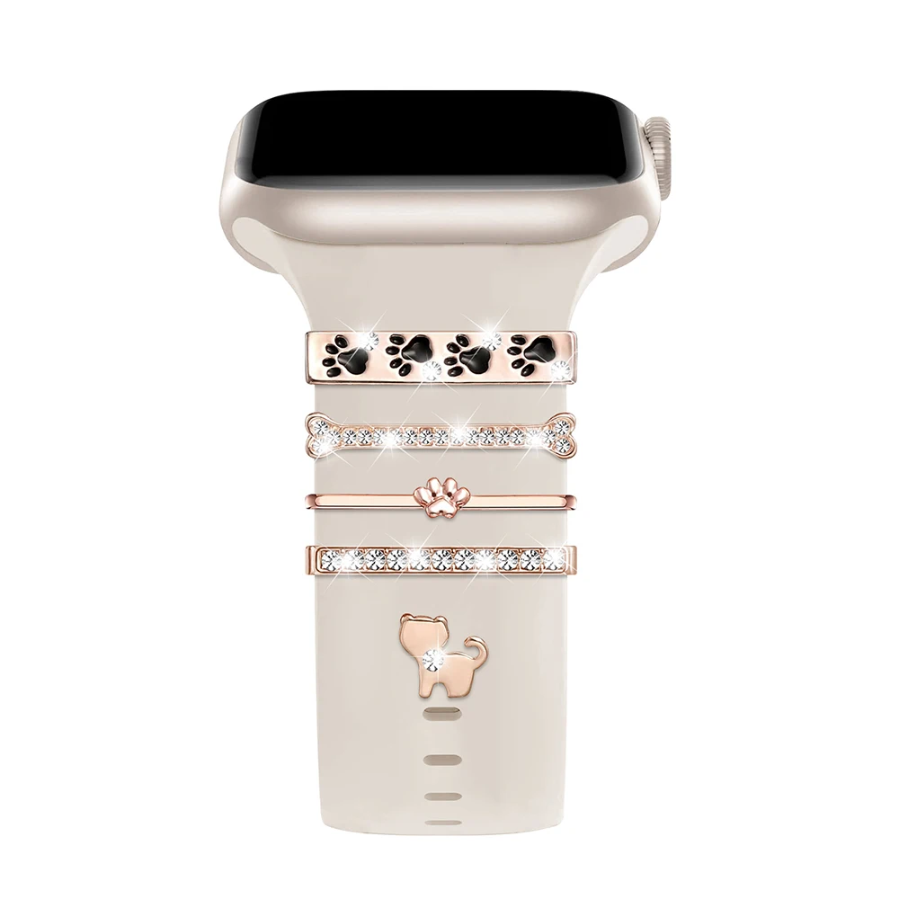 Apple 시계 밴드 시리즈 용 장식 반지 10 8 7 - Luxury Watch Apple Bands 리뷰 및 가격