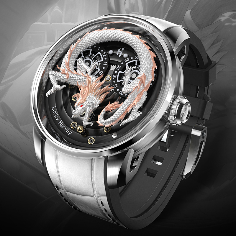 럭키 하비 럭셔리 차이나 드래곤 남성용 오토매틱 메카니 - Luxury Watch China 리뷰 및 가격