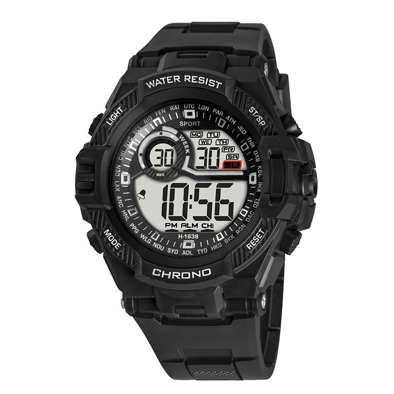 방수 스포츠 시계 남자를위한 럭셔리 전자 시계 LED  - Luxury Watch Price 리뷰 및 가격