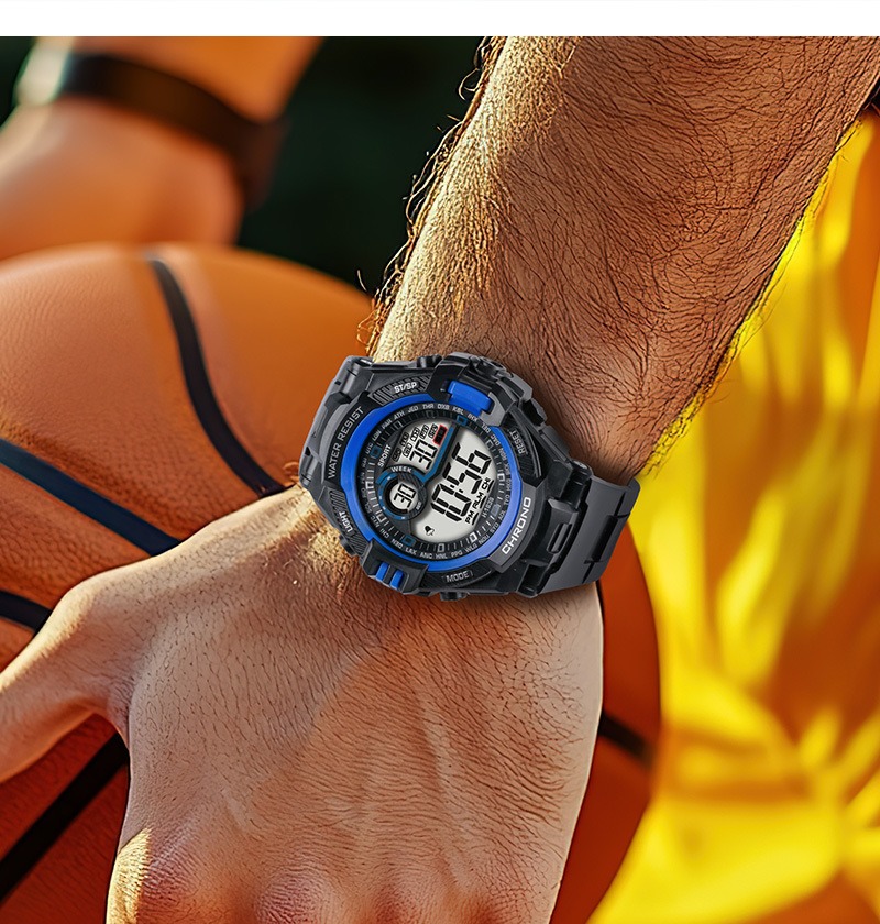 방수 스포츠 시계 남자를위한 럭셔리 전자 시계 LED  - Luxury Watch Price 리뷰 및 가격