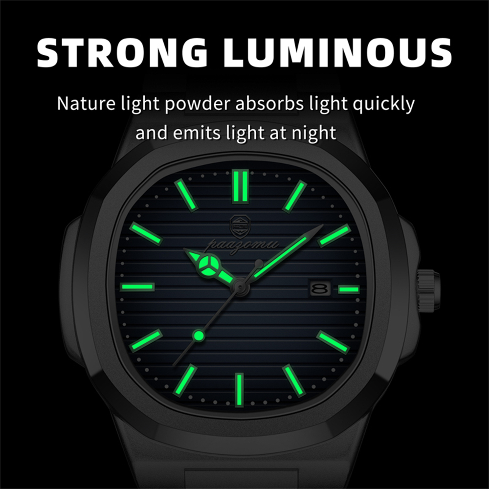 PAAZOMU 비즈니스 남성용 스퀘어 시계 로즈 골드  - Luxury Watch Organizer For Men 리뷰 및 가격