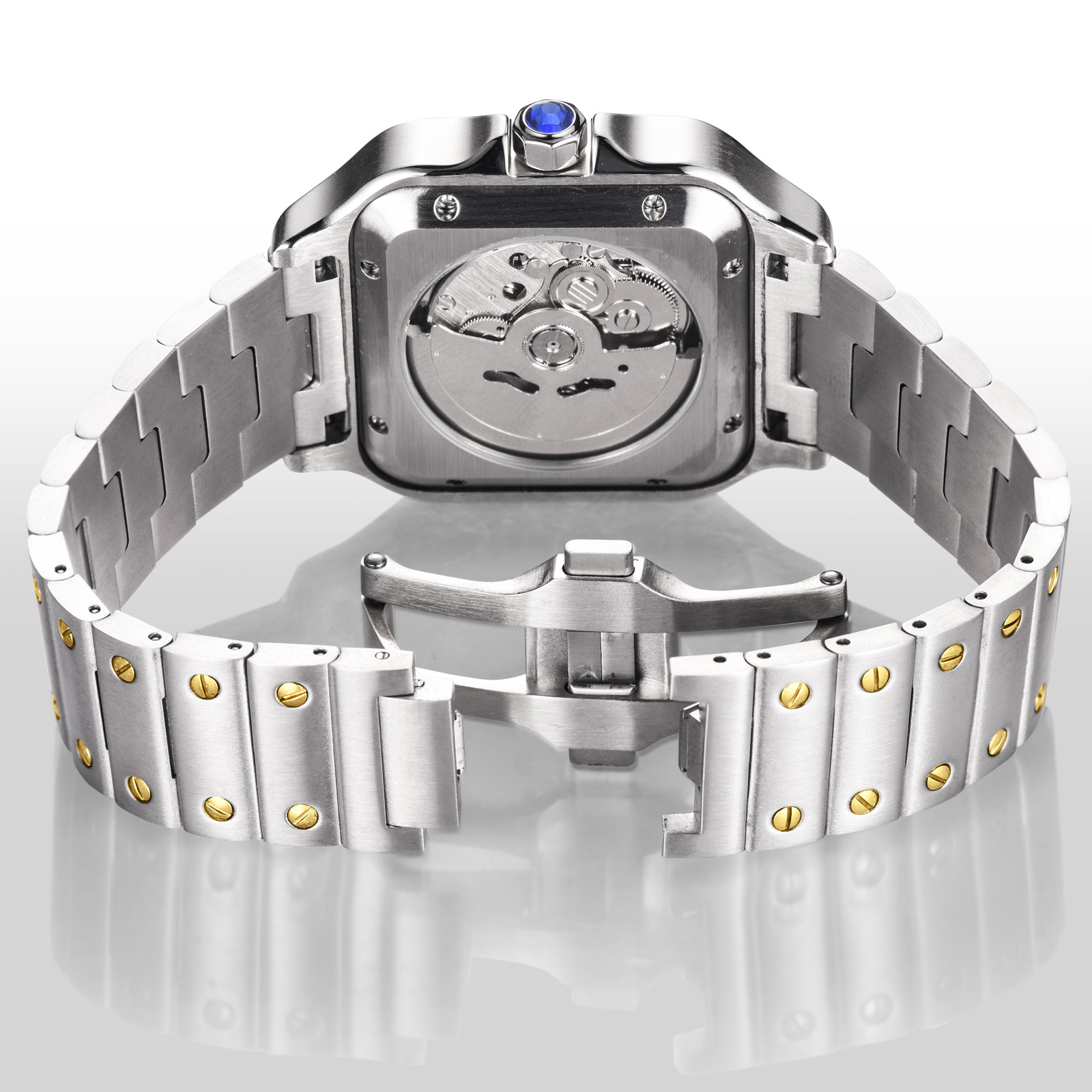 MACARLON 스퀘어 남성용 오토매틱 시계 중국 NH - Luxury Watch China 리뷰 및 가격