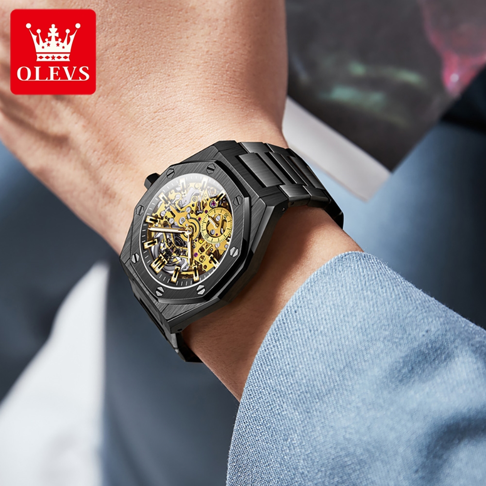 OLEVS 시계 럭셔리 남성용 고품질 오리지널 풀 스켈 - Luxury Watch Organizer For Men 리뷰 및 가격